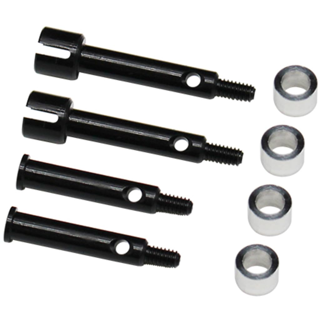 Hot Racing LMCB39W3 +3 Wide Steel Drive Shafts Axles: Losi Micro-B