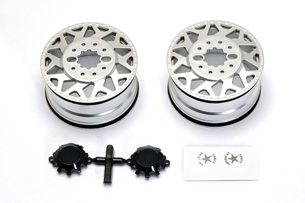 CEN Racing CD0602 American Force H01 CONTRA Wheel (Silver with Black Cap)