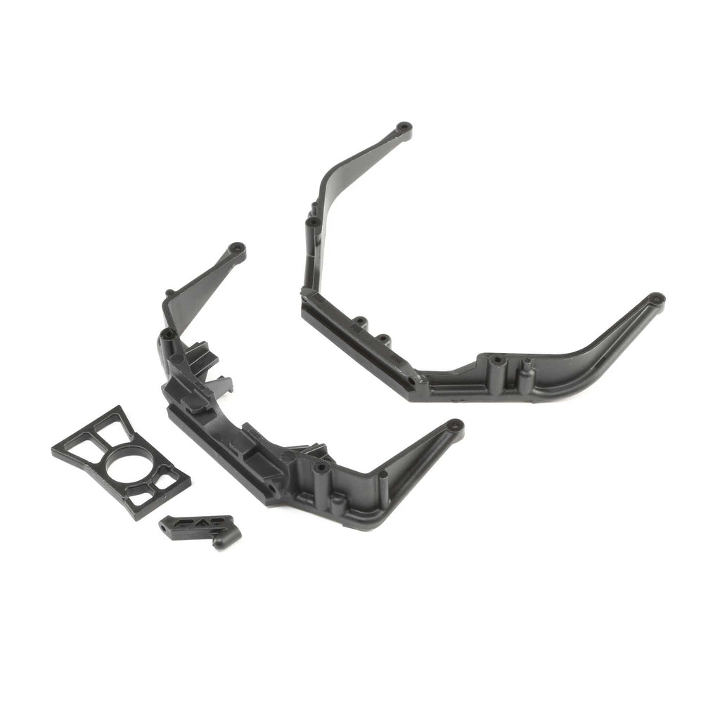 Losi LOS241017 Fr/Rr Chassis Brace Set & Diff Retainer Ring: 1/8 LST 3XL-E
