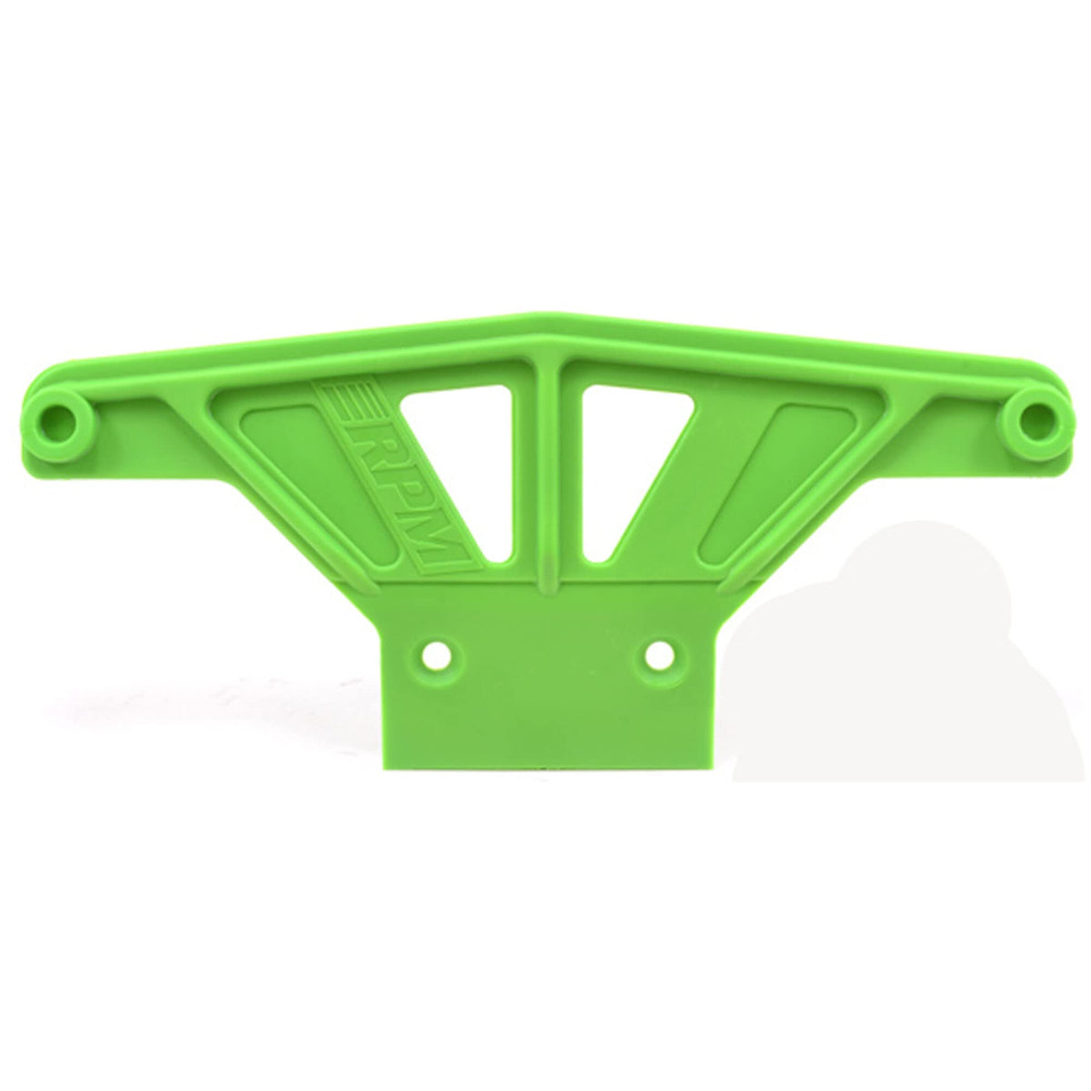 RPM 81164 Green Wide Front Bumper: Traxxas Stampede 2wd, Rustler, Bandit VXL/XL-5