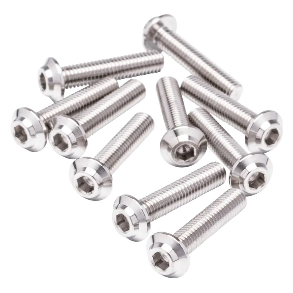 1UP Racing 720014 Pro Duty Titanium LowPro Screws - M3x14 - 10pcs
