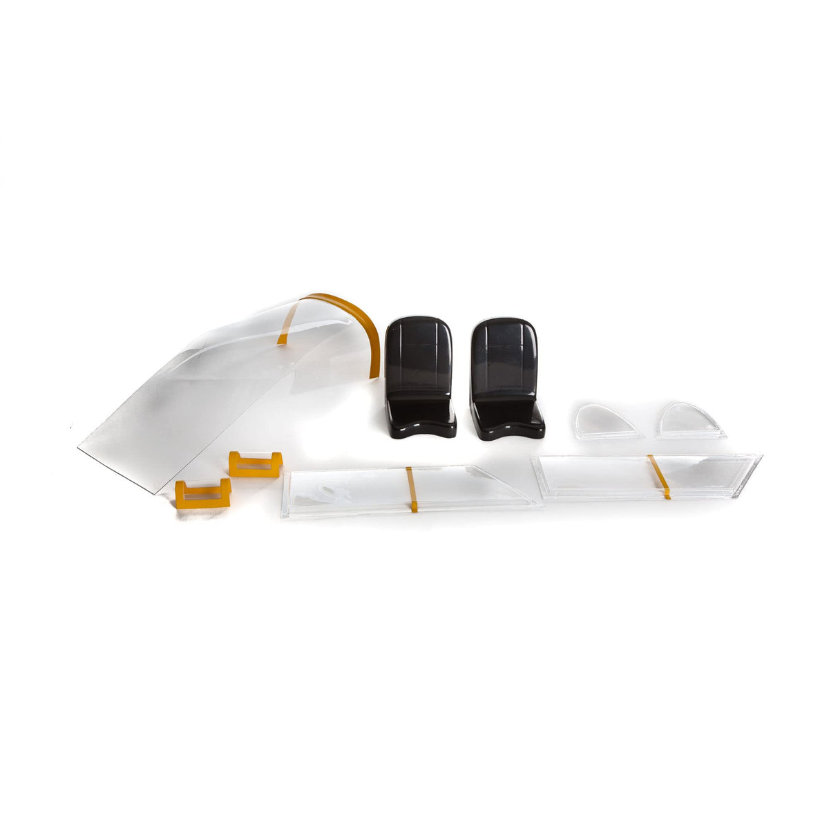 Hangar 9 506511 Window Set with Seats: Carbon Cub 15cc