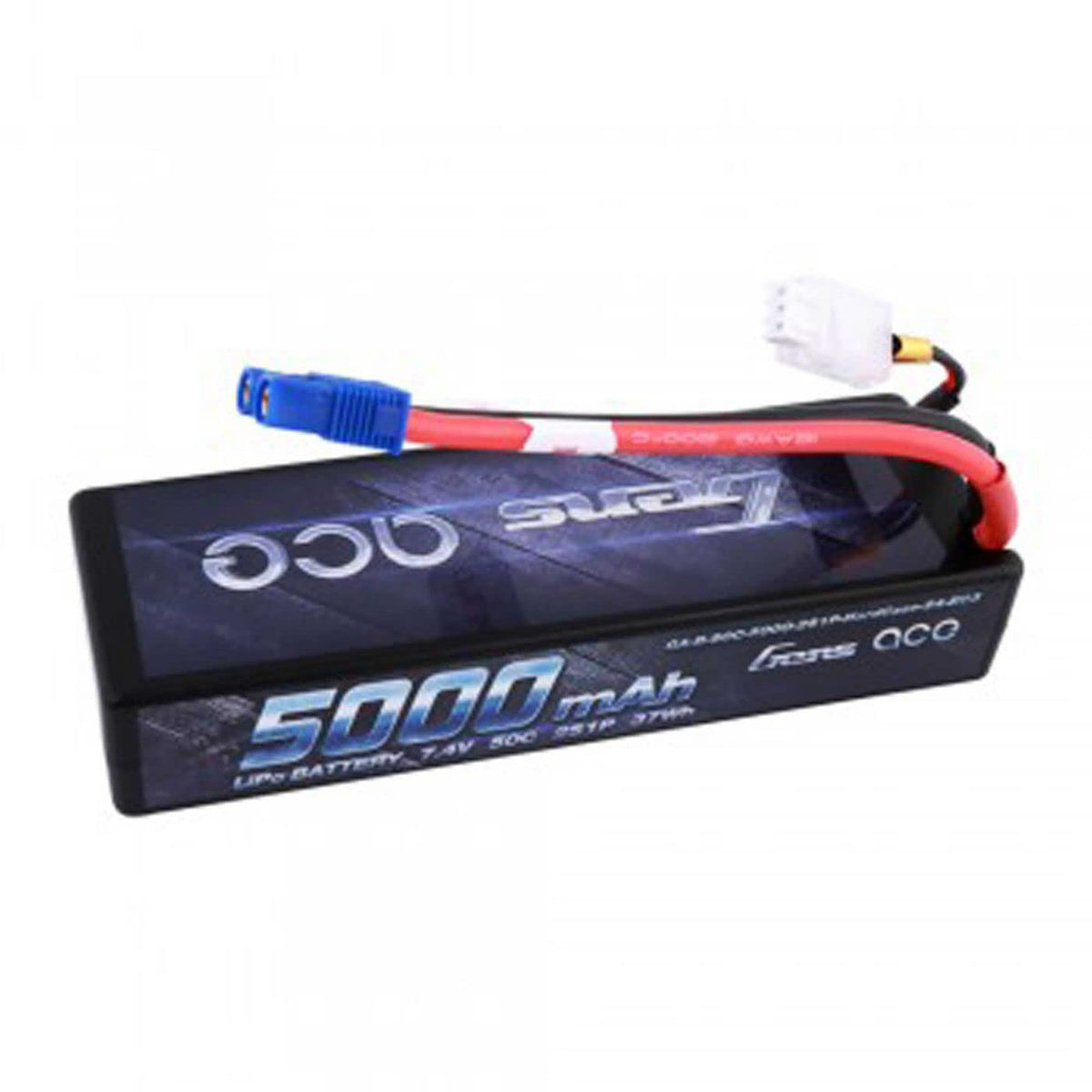 Gens Ace 50002S50E3 5000mAh 7.4V 50C 2S1P Lipo Battery 24# w/ EC3 Plug