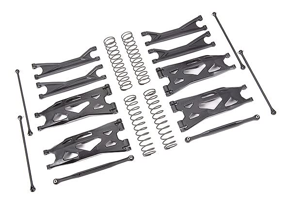 Traxxas 7895 Black Suspension Kit: X-Maxx WideMaxx