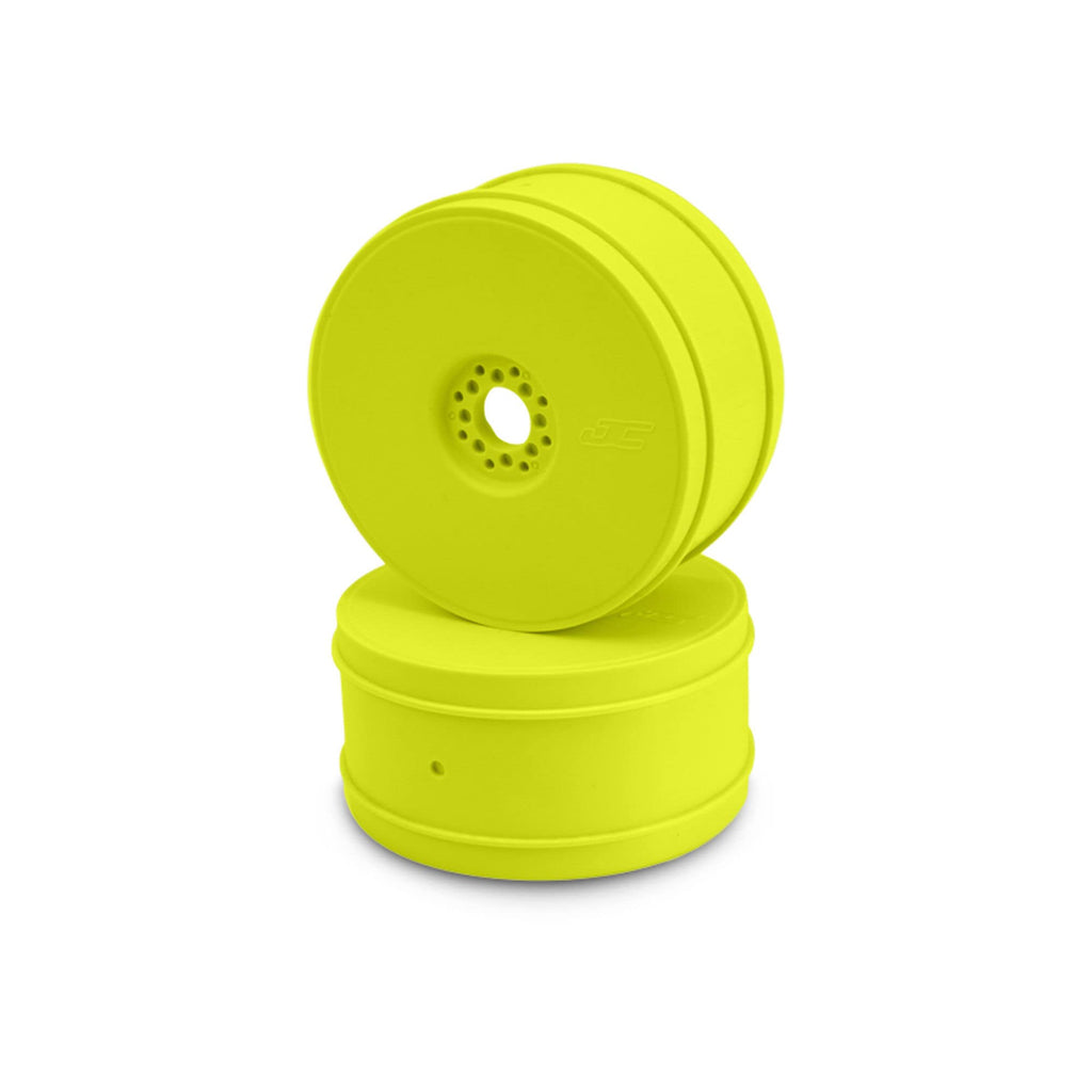 J Concepts JCO3357Y 1/8 Bullet 83mm Buggy Wheel, Yellow  (4)