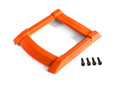 Traxxas 8917T Skid Plate, Roof (Body), Orange/ 3x12mm CS (4)