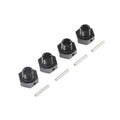 Losi LOS252077 20mm Wheel Hexes and Pins, BLK (4): 1/6 Super Baja Rey
