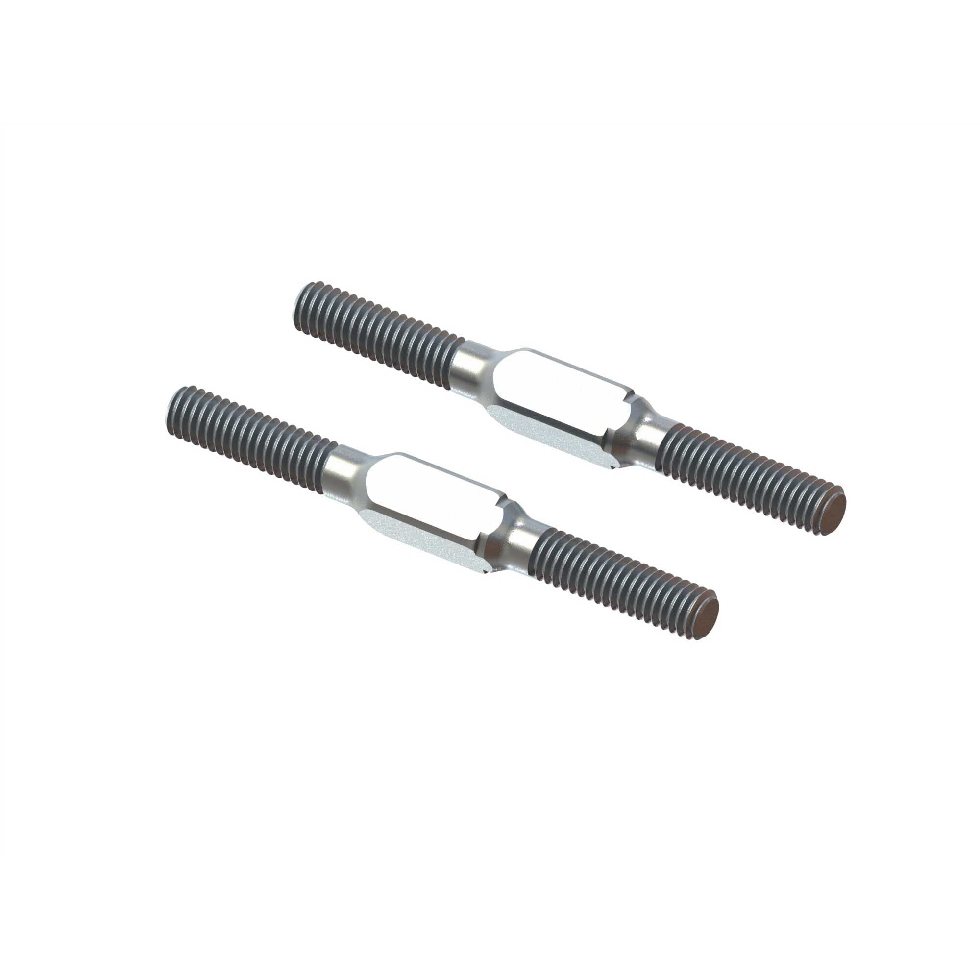 Arrma 340176 Steel Turnbuckle M4x45mm Silver (2)