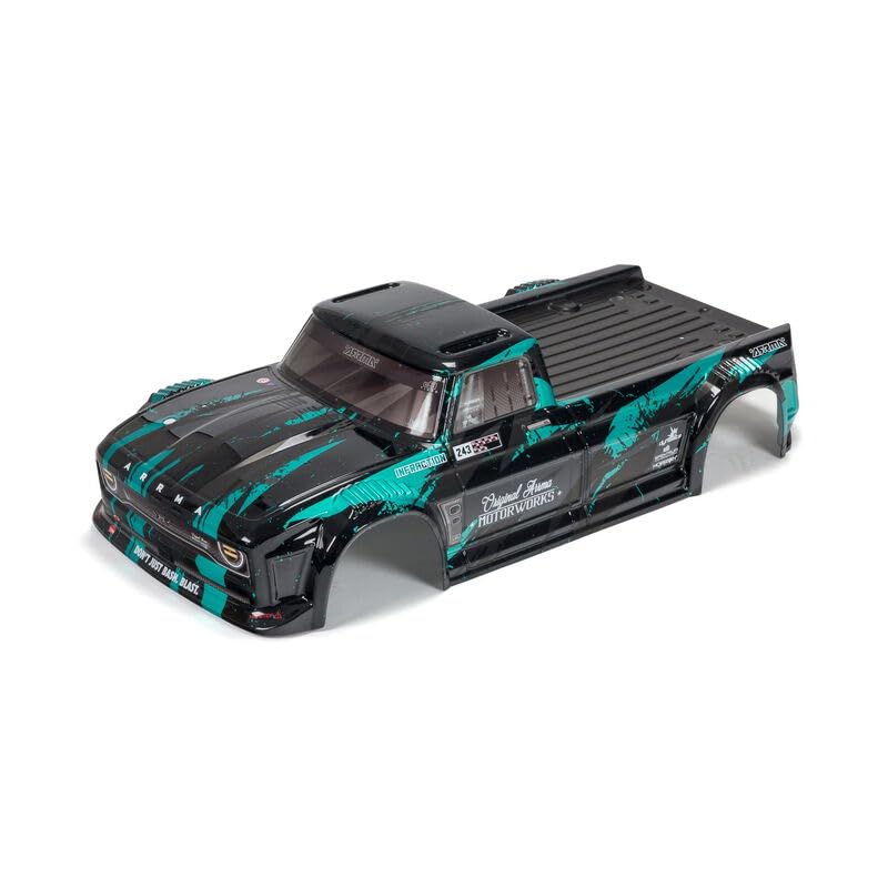 Arrma 414008 INFRACTION 4X4 3S Body Black/Te