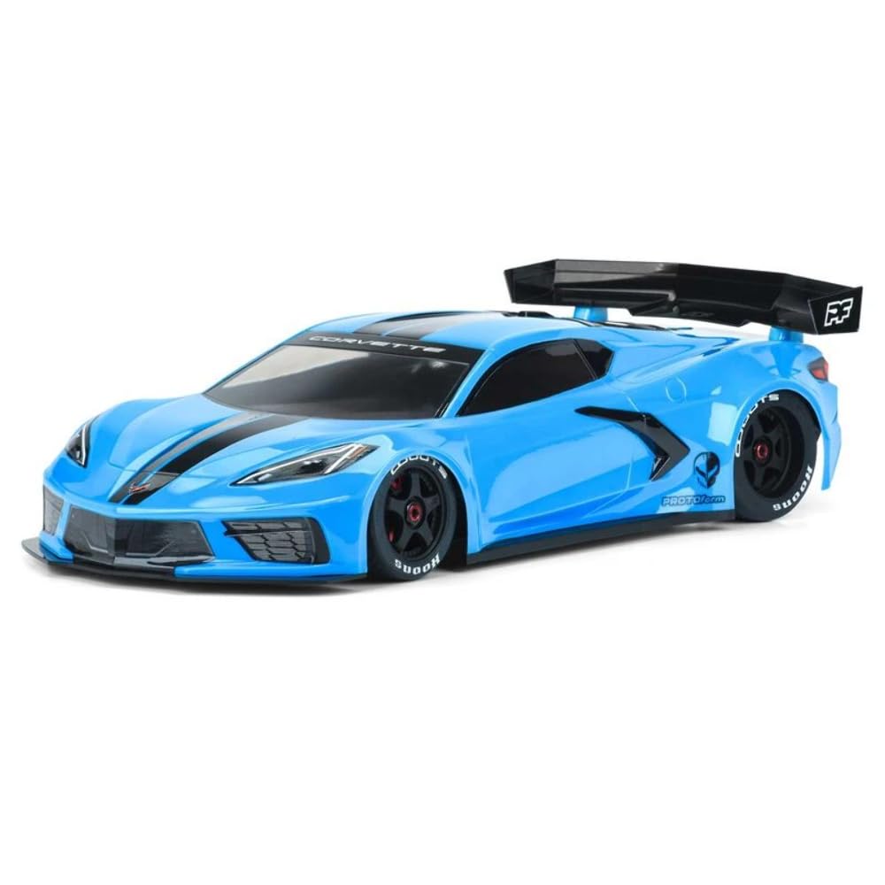 Pro-Form 157700 1/7 Chevrolet Corvette C8 Clear Body: ARRMA Felony & Infraction