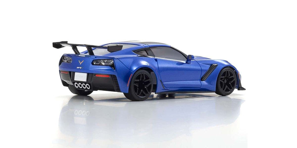 Kyosho 32334BL Mini-Z RWD Chevrolet Corvette ZR1, Elkhart Blue Metallic, w LED