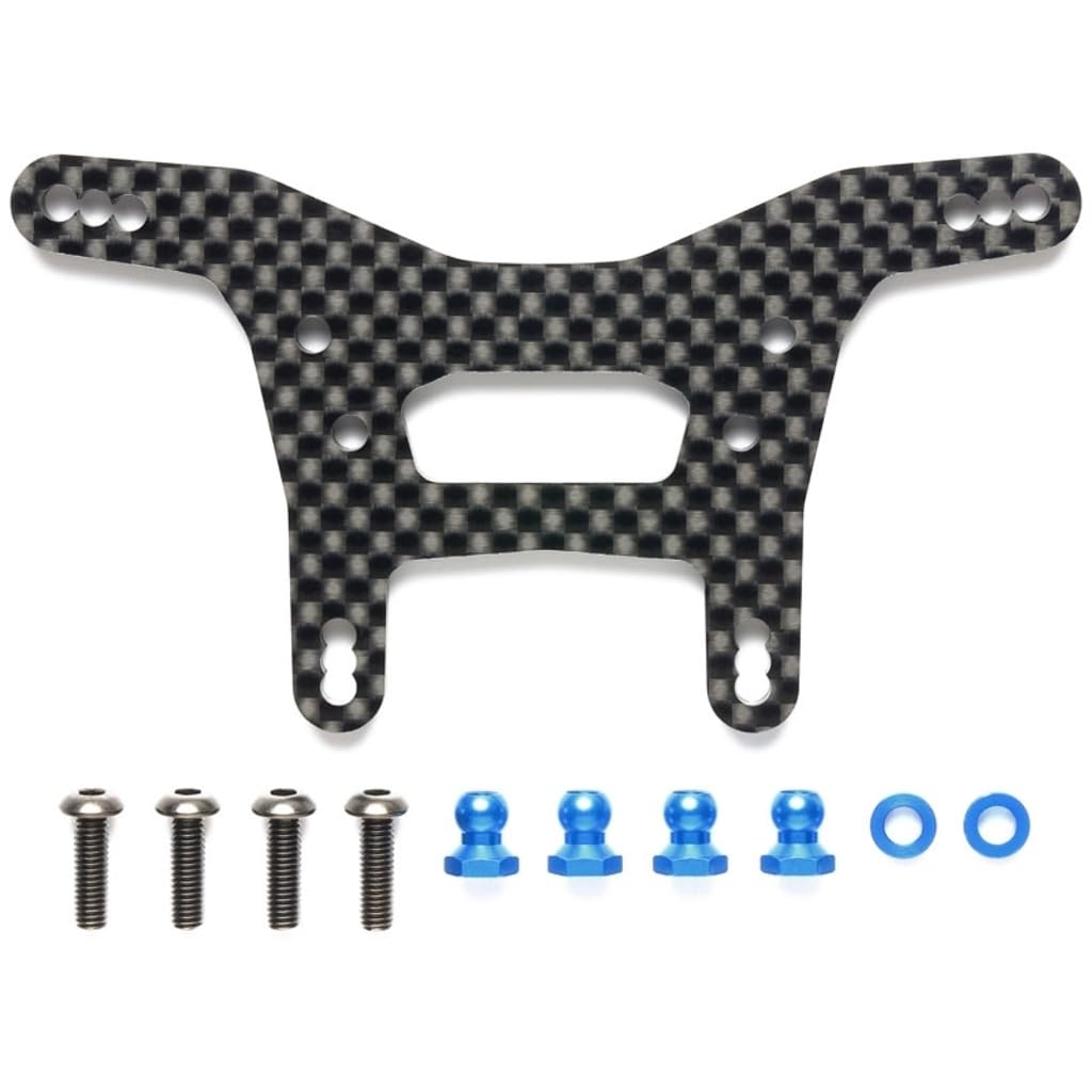 Tamiya 22057 XV-02 Carbon Damper Stay (Front