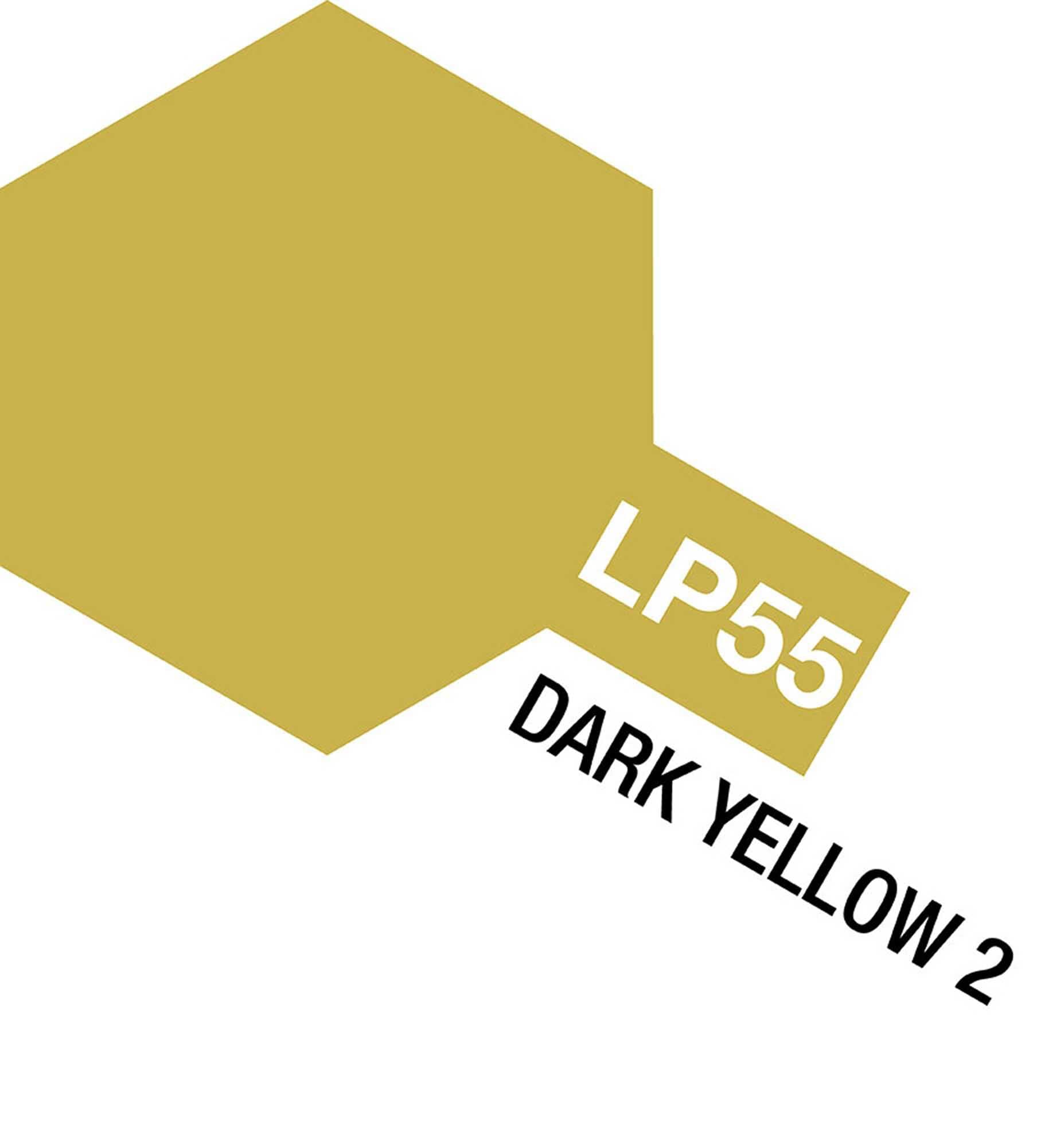 Tamiya 82155 Lacquer Paint LP-55 Dark Yellow 2 10 ML