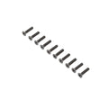 Losi LOS255020 Flat Head Screws, Stl, BO, M4 x 18mm (10)