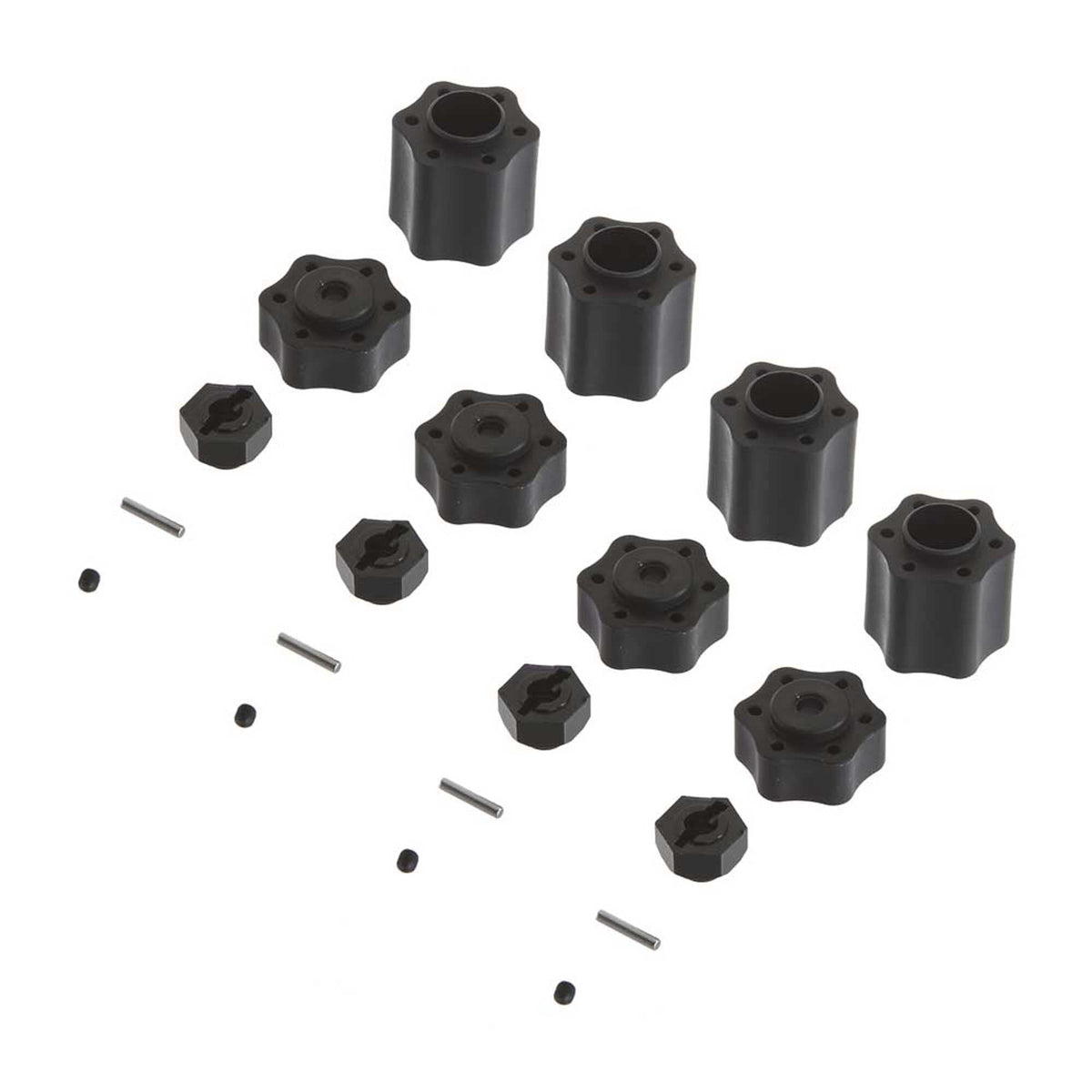 Axial AX31074 Hex Hub Conversion Set(4) 12mm 9026: 1/10 Yeti & Wraith