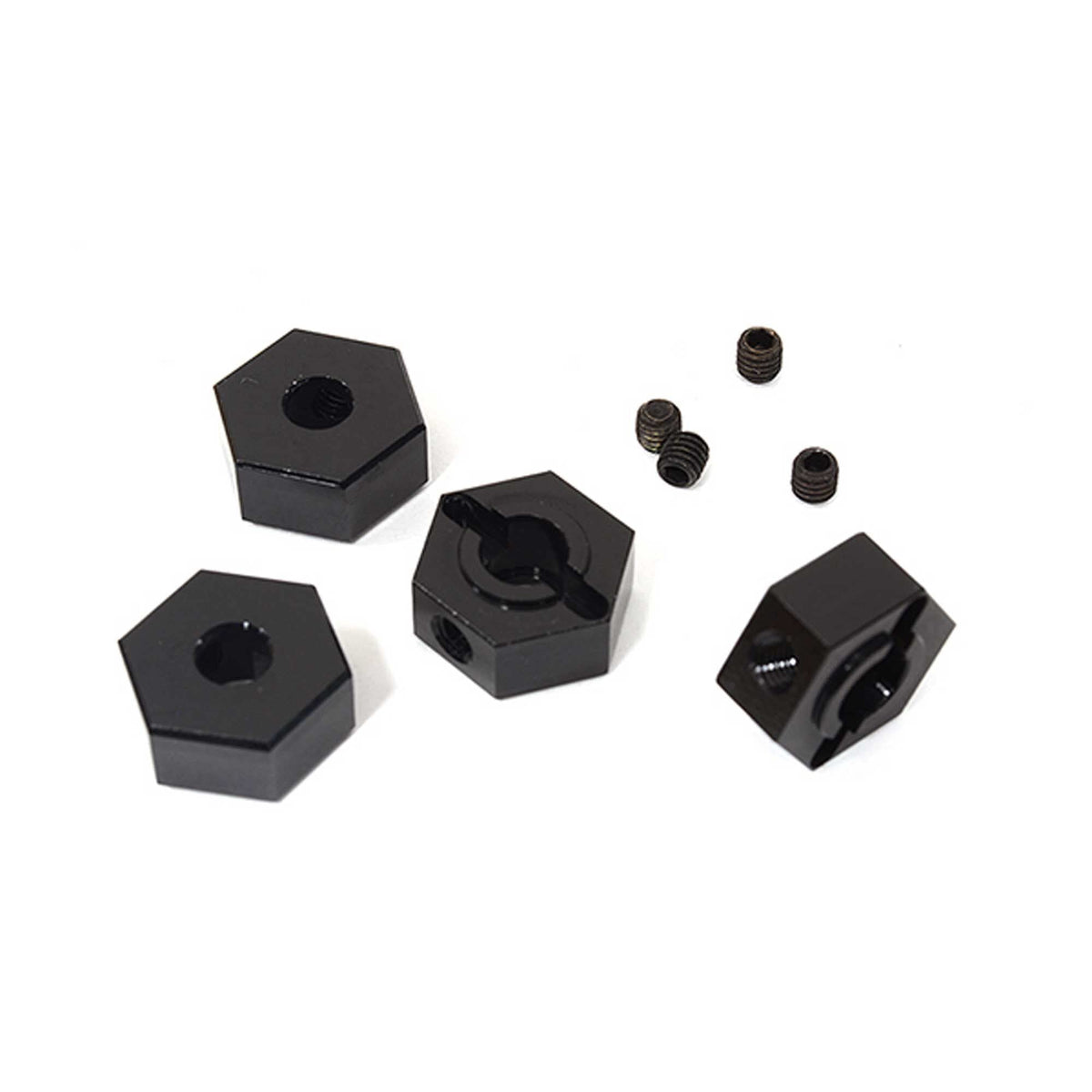 Integy C29130BLACK Wheel Hex (4) for 1/10 Scale Enduro Sendero