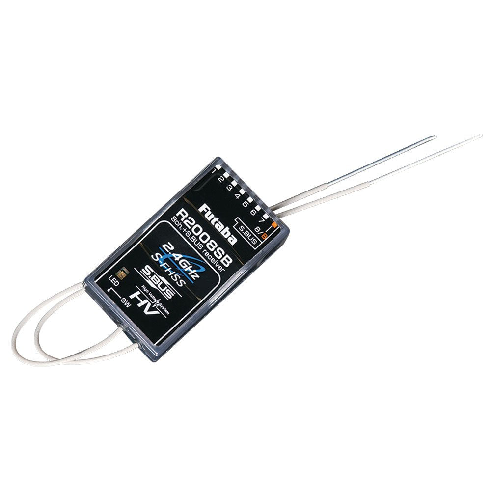 Futaba 01102242-3 R2008SB 2.4GHz S-FHSS S.Bus High Voltage Receiver