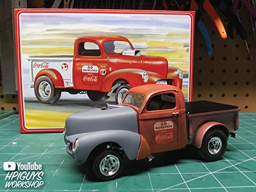 AMT 1145 1/25 1940 Willys Pickup Gasser, Coca Cola 2T Model Kit
