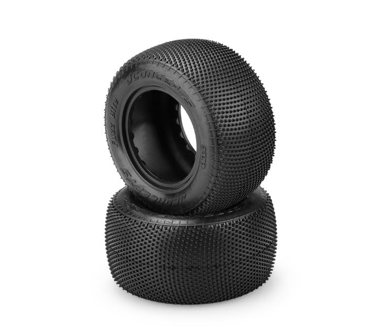 J Concepts 3191010 Fuzz Bite, Pink Compound Tire Fits 2.2" Stadium Truck Wheel