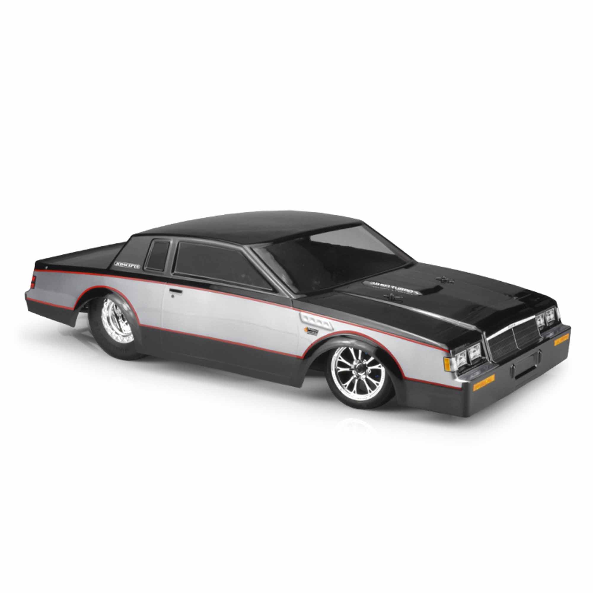 J-Concepts 357 1987 Buick Grand National, 1/10 Street Eliminator Clear Body