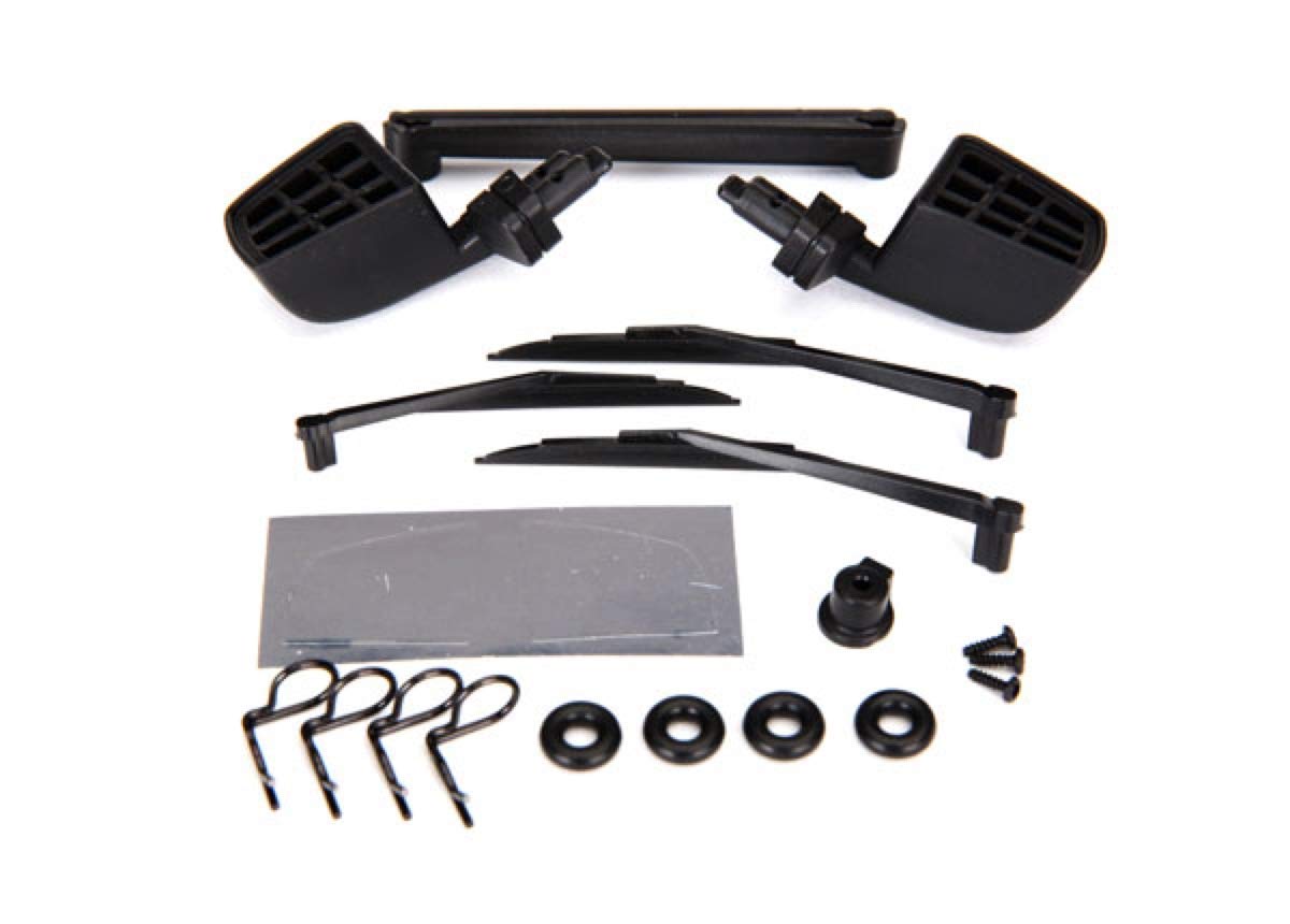 Traxxas 8817 Mirrors, Side, Black (Left & Right)