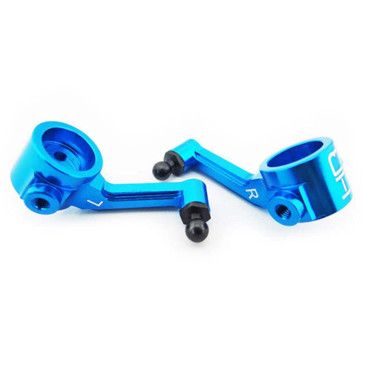 Hot Racing ECT2106 Blue Alum Steering Blocks: ECX 1/10 2wd Ruckus Torment Boost