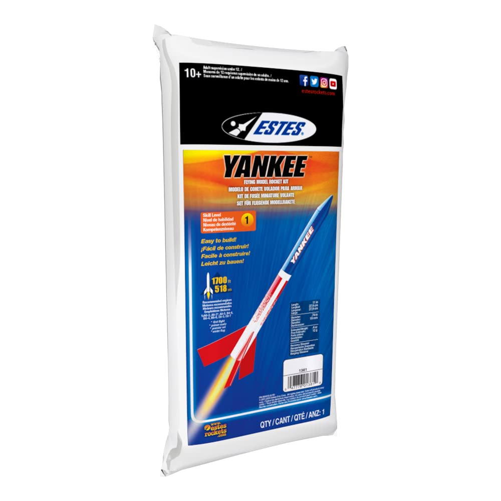 Estes 1381 Yankee Skill Level-1 Model Rocket Kit