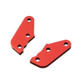 Arrma 340106 Steering Plate B Aluminum Red Senton (2)