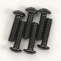 Team Associated 2221 Button Head Cap Screws (6) 4-40x7/16"