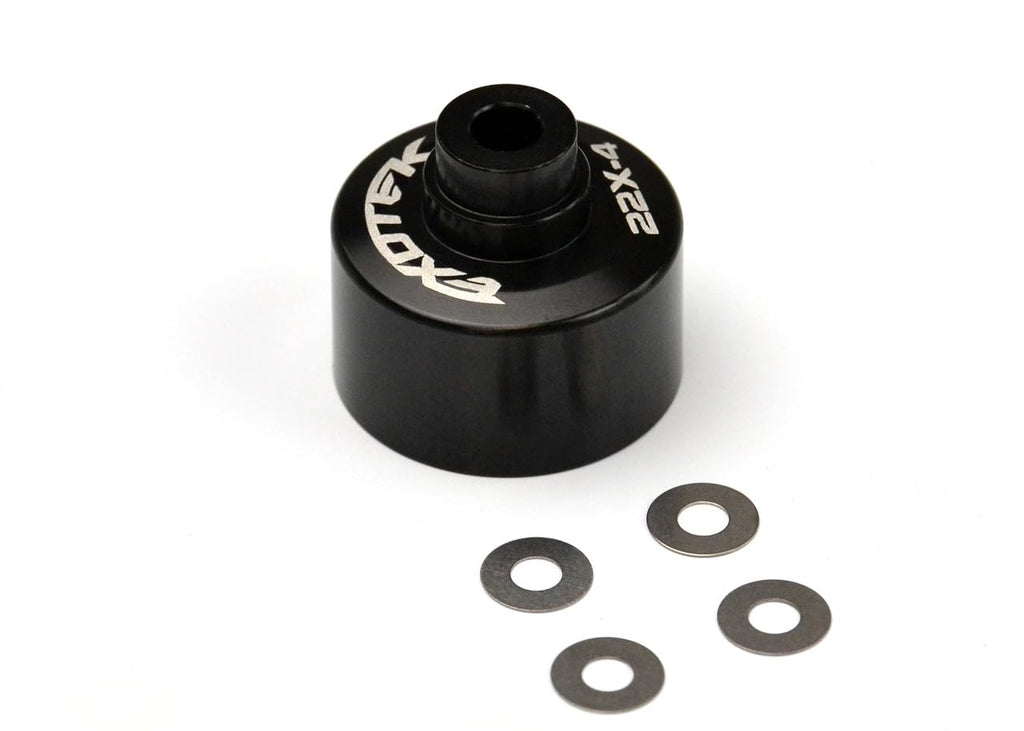 Exotek Racing 2114 22X-4 Heavy Duty Gear Diff Case, 7075 Hard Anodised