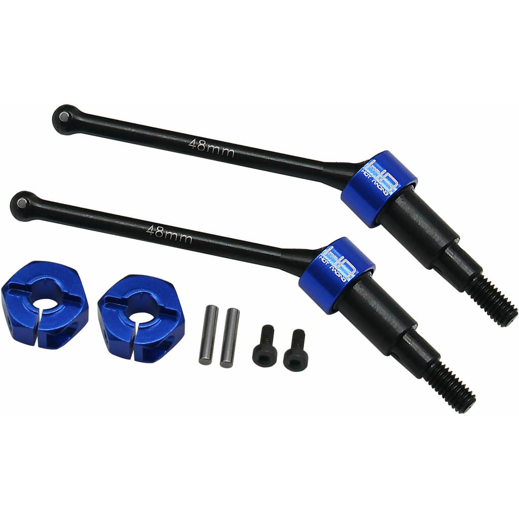 Hot Racing GRM288XF HD Steel Universal Front CVD Axles Drive Shafts : Grom