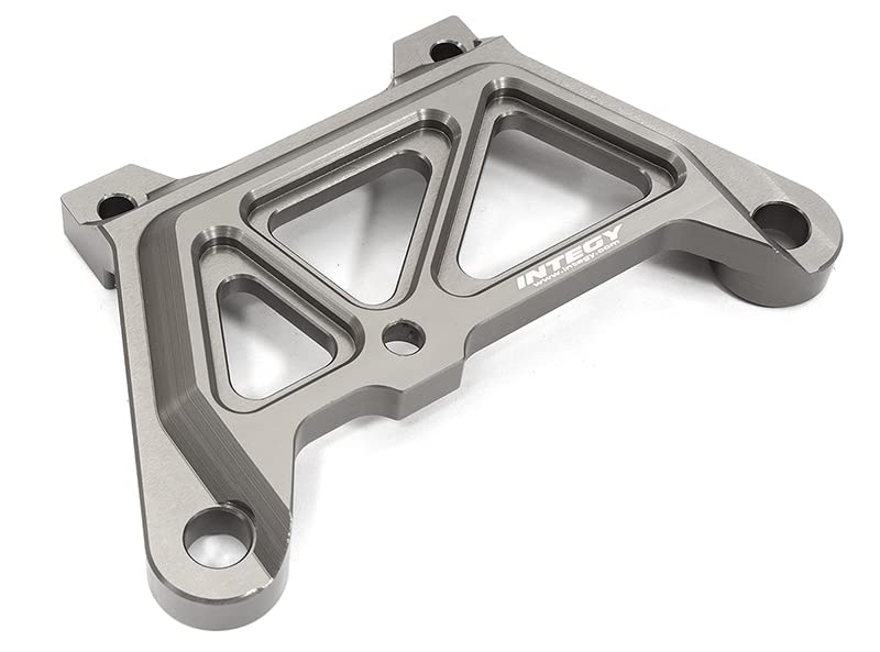 Integy C32402GREY Billet Mach Bell Crank Top Plate: DBXL-E 2.0 4WD