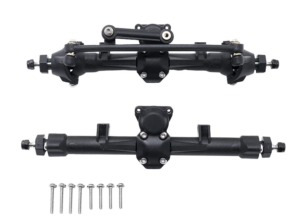 Integy C32610 Plastic Front & Rear Axle Assembly w/Internals for Axial 1/24 SCX24