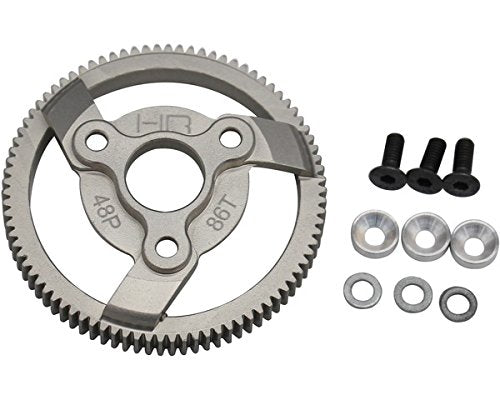 Hot Racing TE886H Hard Anodized 86t Alum. Ts Spur Gear