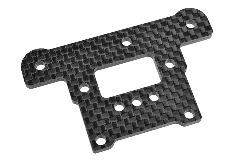 Corally 00180-801 Steering Deck - XTR - 3mm - Carbon - Black - 1pc