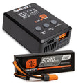 Spektrum X-1032 Smart Powerstage Surface Bundle: 5000mAh 2S 50C LiPo Battery (IC5) / 100W S100 Charger