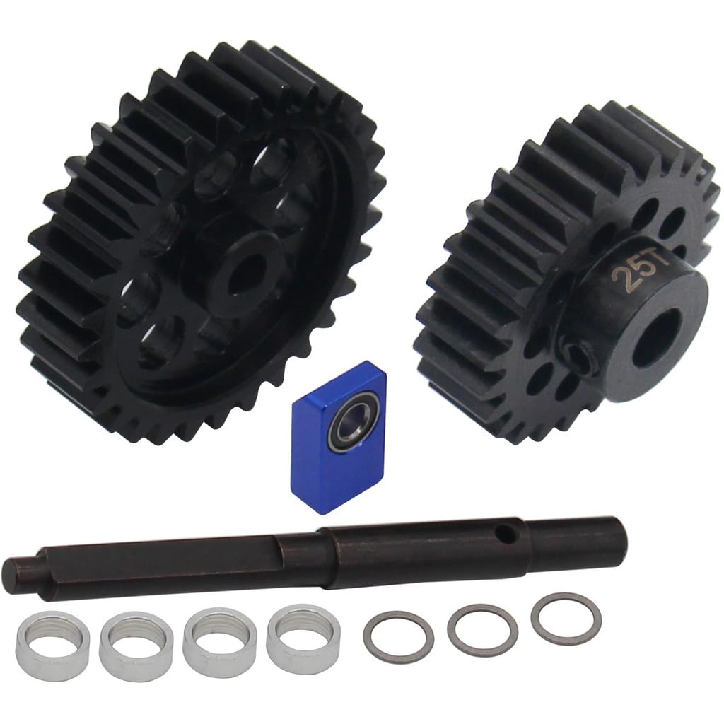 Hot Racing XMX3025M15 Triple Support 30 to 25T M1.5 Direct Drive Conversion: X-Maxx