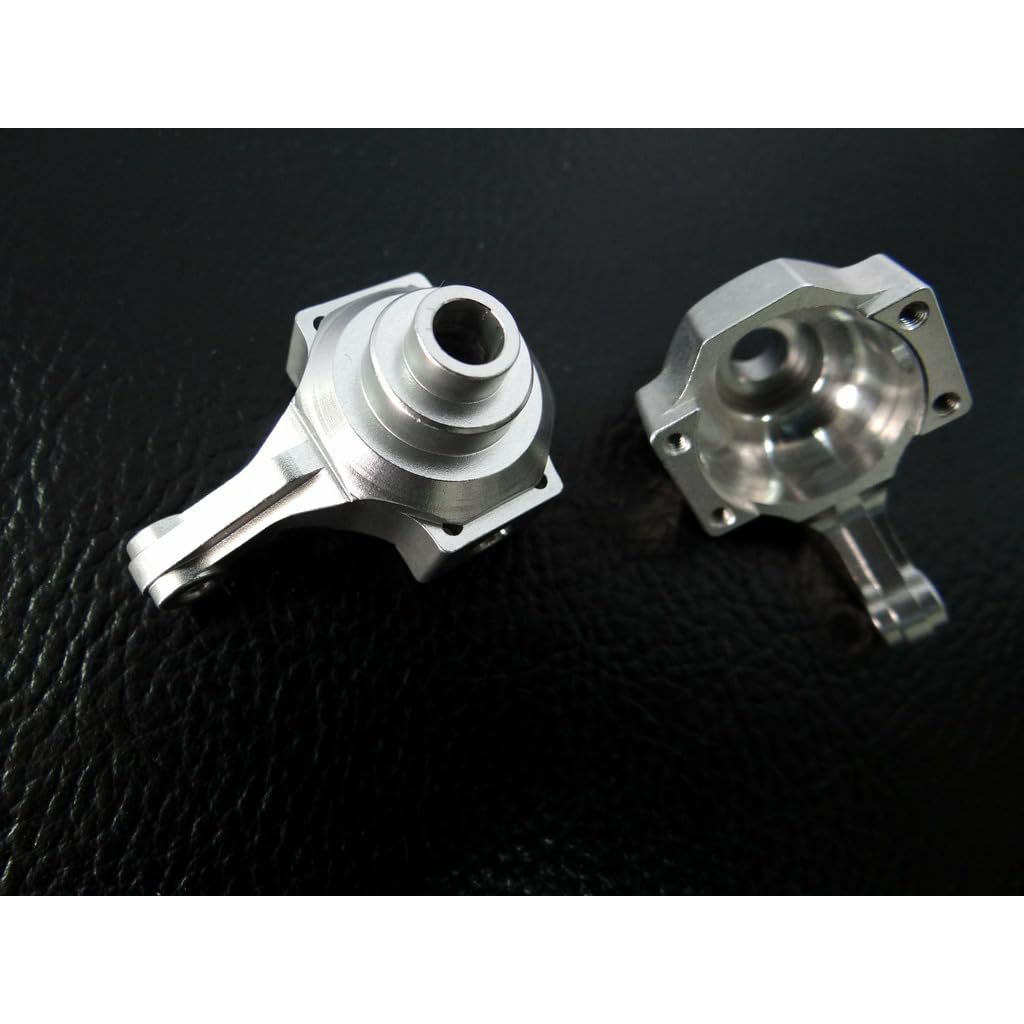 Hot Racing TBR2108 Silver Aluminum Steering Knuckles