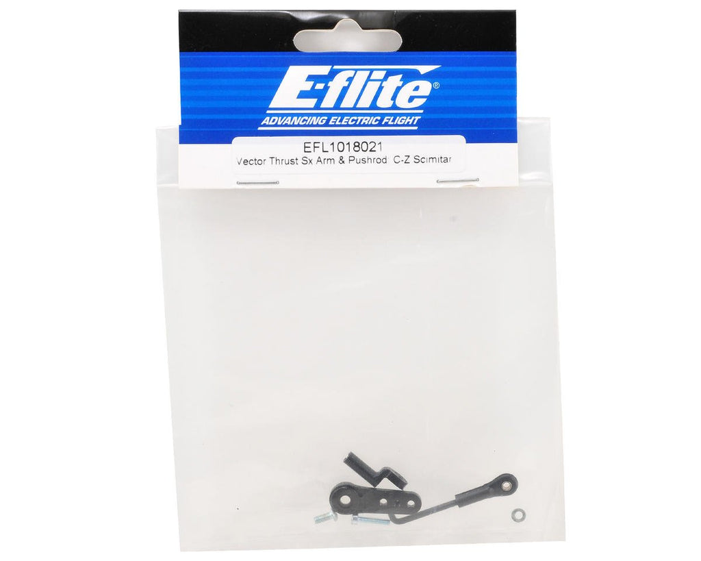 E-Flite EFL1018021 Vector Thrust Servo Arm & Pushrod/Push-Rod: Carbon-Z Scimitar