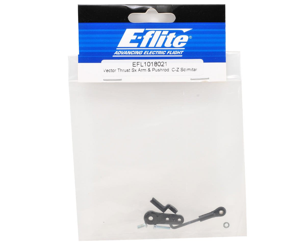 E-Flite EFL1018021 Vector Thrust Servo Arm & Pushrod/Push-Rod: Carbon-Z Scimitar