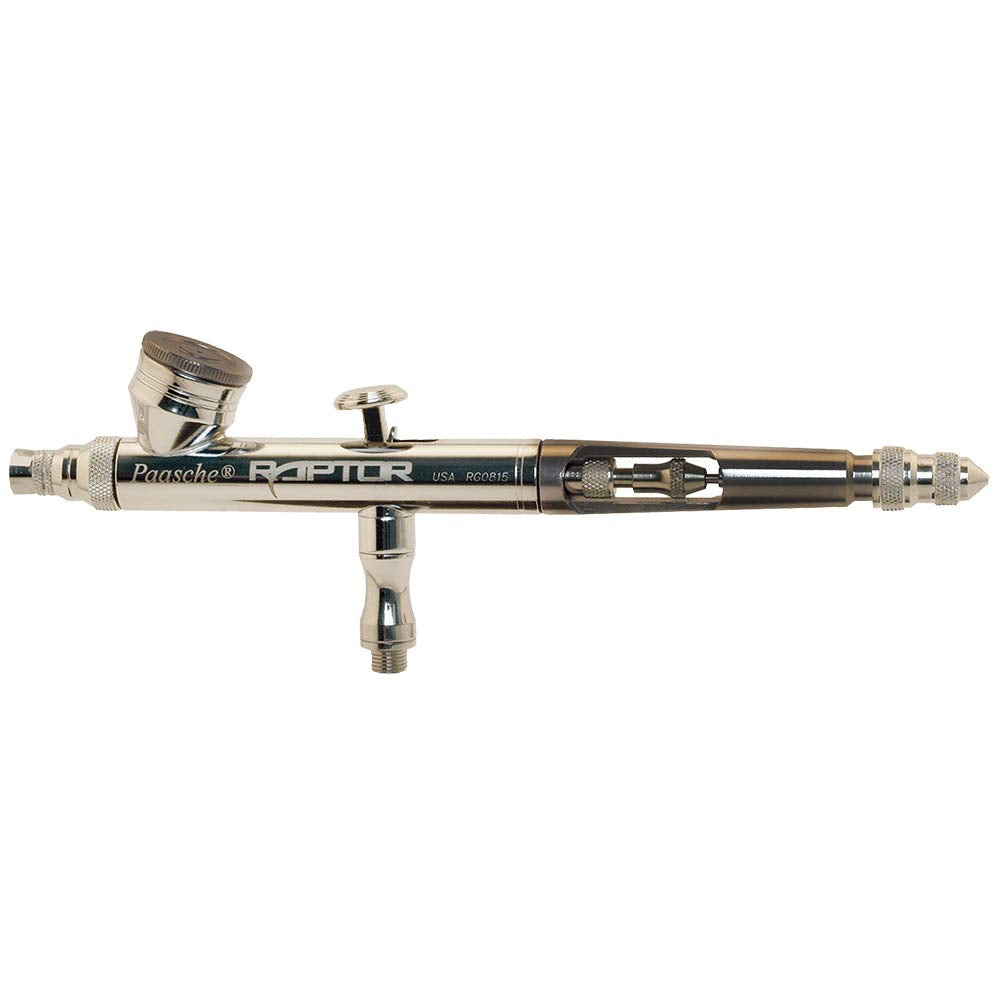 Paasche RG-3S Raptor Gravity Feed Double Action Set w/ .25, .38 and .66mm heads