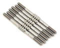 J Concepts 2557 Yokomo YZ-2 DTM, Fin Titanium Turnbuckle, 6pc. set