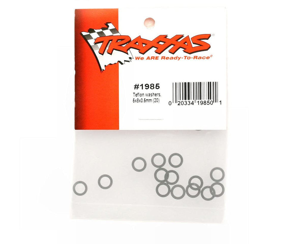 Traxxas 1985 Teflon Shims Washers 5x8mm (20) Ball Bearings New