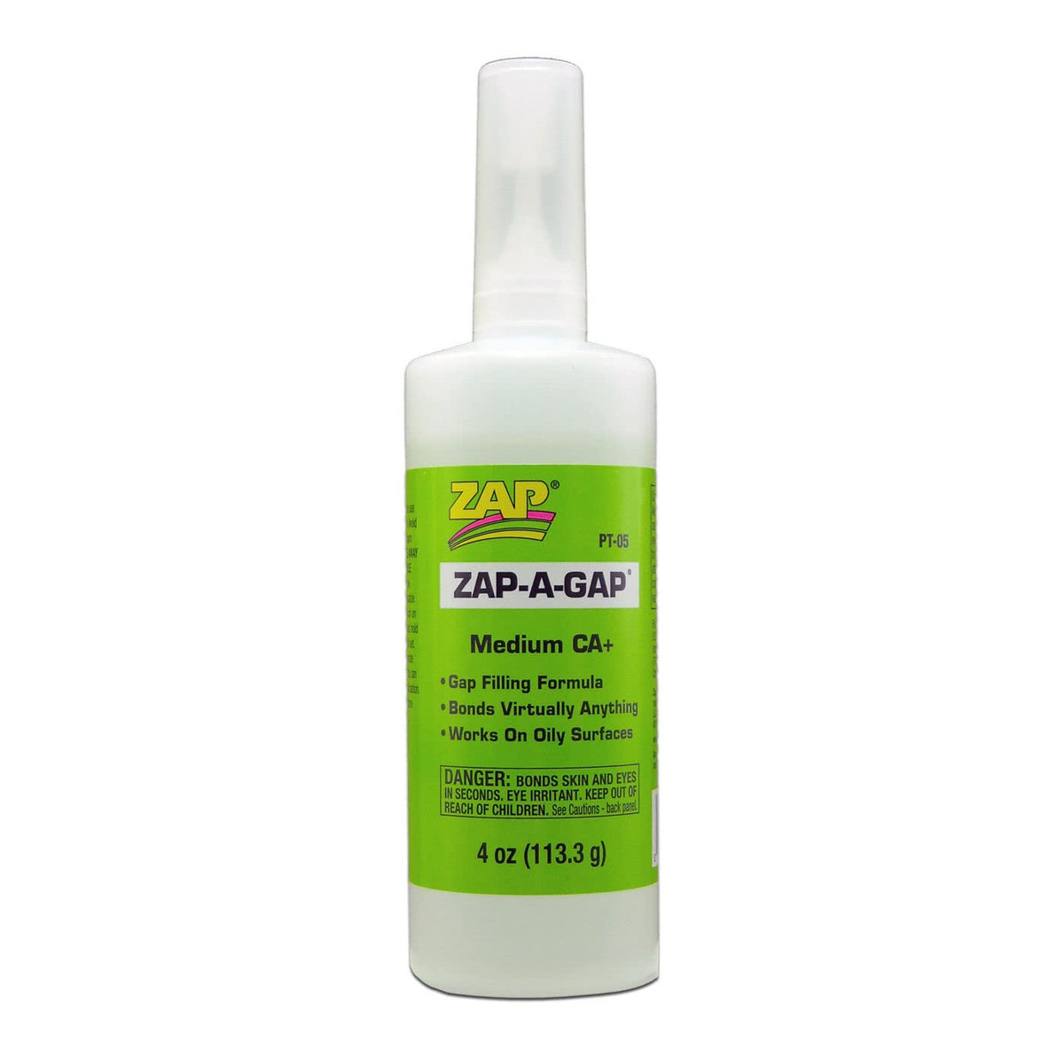 Pacer PT05 Zap-A-Gap CA+ Glue 4 oz / ounces