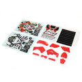 Losi LOS260000 Red Plastics w/Wraps: PM-MX