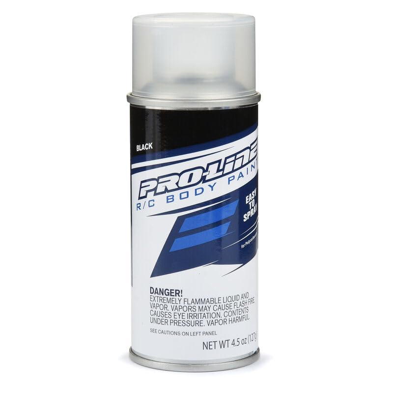 Pro-Line 643601 RC Body Spray Paint Black 4.5oz Polycarbonate
