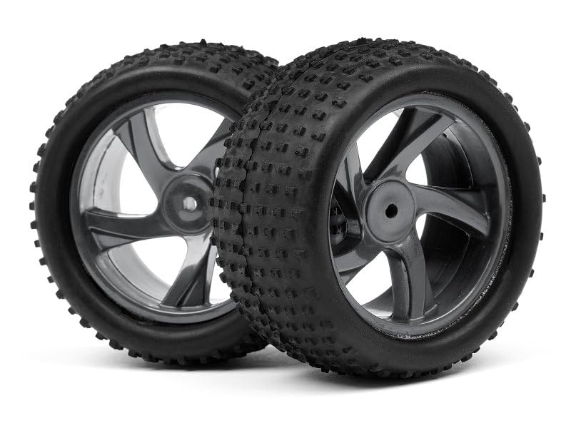 Maverick 28047 1/18 Truggy Wheel & Tire Assembly, Ion XT