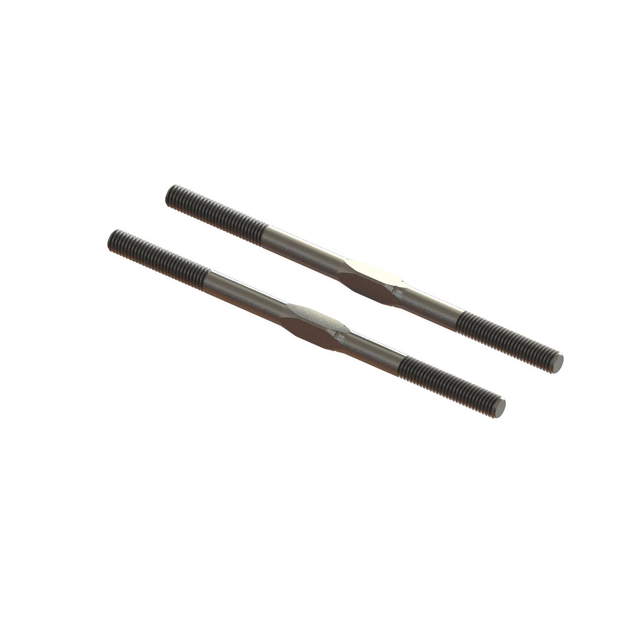 Arrma 330662 Steel Turnbuckle M5x89mm Silver (2)
