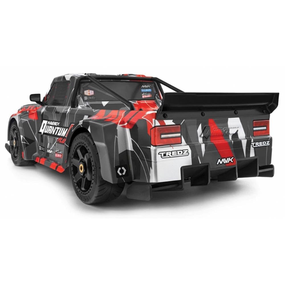 Maverick 150313 QuantumR Flux 4S 1/8 4WD RTR Race Truck - Grey / Red