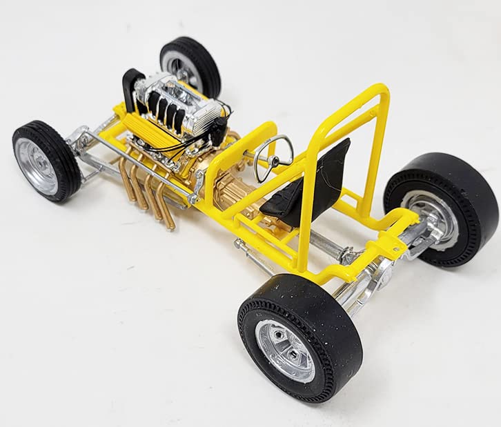 Atlantis 13101 Yellow Fever Dragster Keelers Kustoms 1:25 Model Kit
